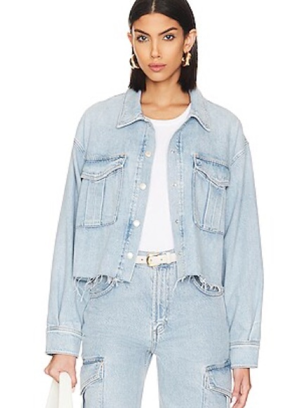 AGOLDE NYC Denim Shirt in Realm Size Small $208 NWOT